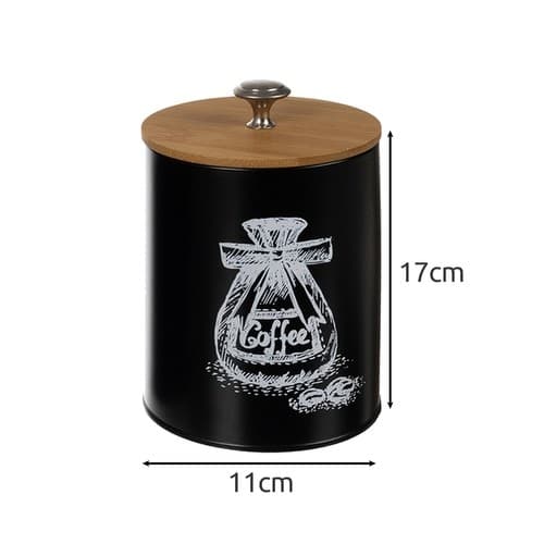 Kitchen Containers / Food Storage - Coffee, Tea, Salt, Sugar - 4-piece