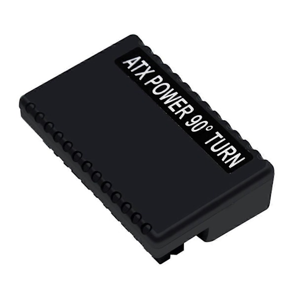 ATX 24 Pin till 90 Graders Strömkontakt Adapter Moderkort Strömförsörjningskabel Anslutningar DIY M