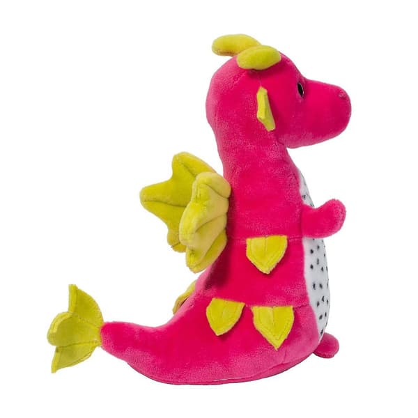 Hvit dragefrukt drage bamse, 9\" dragefrukt bamse, dragefrukt drage plushie