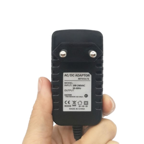 12V myVolts ersättningsströmförsörjning kompatibel med PURE Evoke F3 DAB Radio