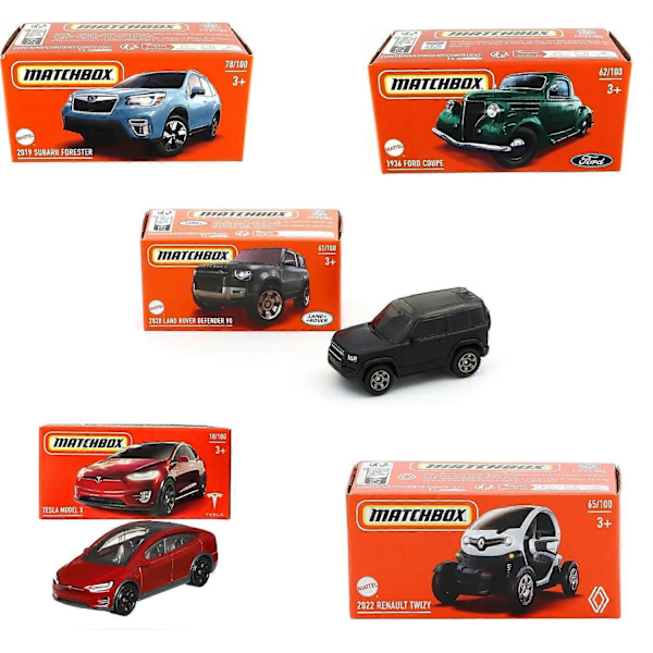 3-pak Matchbox Metal Biler DNK70