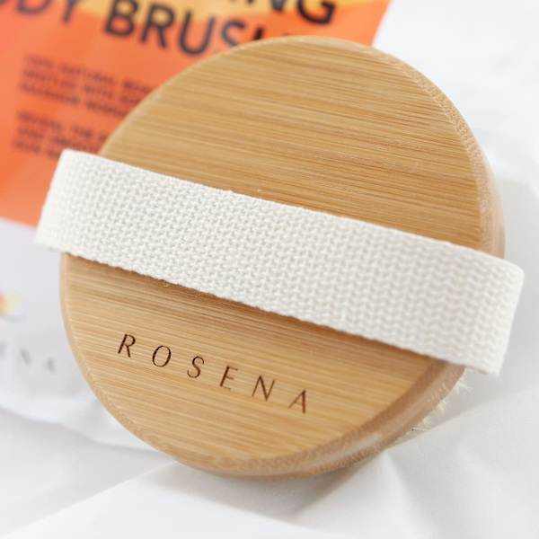 Torrborstning av kroppsborste - Bäst för att exfoliera torr hud, lymfdränage och cellulitbehandling