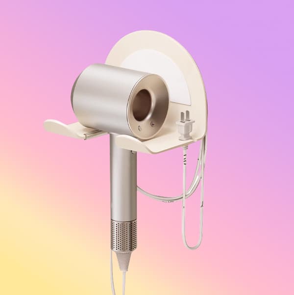 Ziwoo SE Hårfønerholder - Aluminiumslegering, Plassbesparende design Modell 1