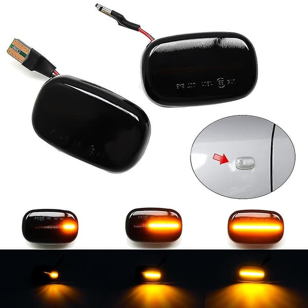 Dynamisk LED-Sidemarkerlys Blinklys til Toyota Corolla Celica T19 T20 23 RAV4