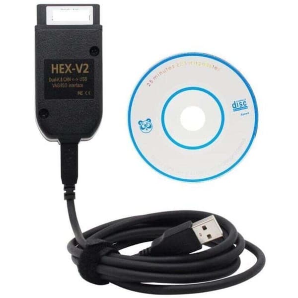 Hex V2 Interface Opdatering 22.1 – Flersproget Diagnostisk Værktøj til VW, Audi, Skoda, Seat – Adgang til KWP-2000/6000/7000 Moduler