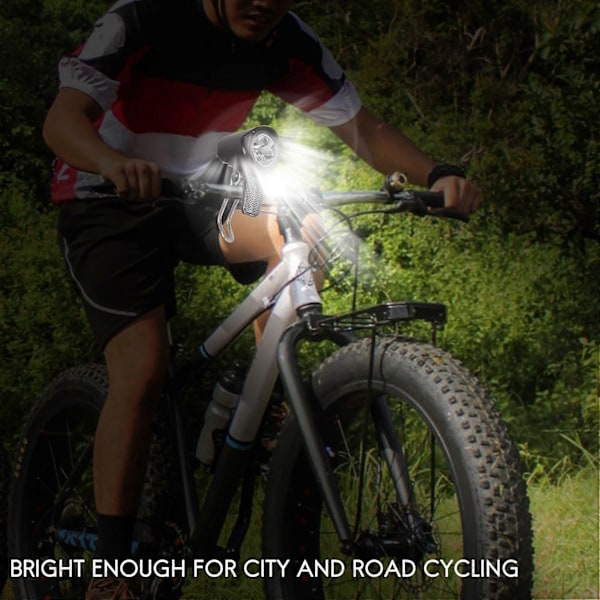 EBike LED Forlygte 6V 12V 24V 36V 48V 60V Cykellygte Vandtæt Frontlygte Vandtæt Con