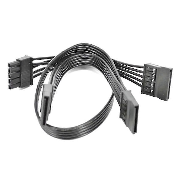 5PIN - SATA 3x 15Pin Virtalähdemoduulin Johto V550 V650 V750 V850 700 V1200 80CM