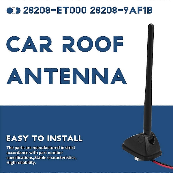 Bilstangsantenne 28208-ET000 28208-9AF1B til Sentra 2007-2012 Bilradioantenne