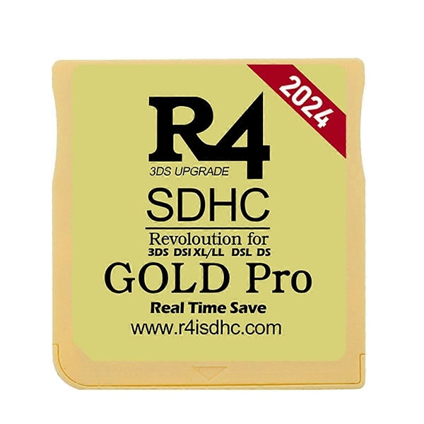 2024 R4 -kortti R4 SDHC -sovitin Flash-kortti DSL XL/LL -laitteille Secure Digital -muistikorttipelikortin poltto