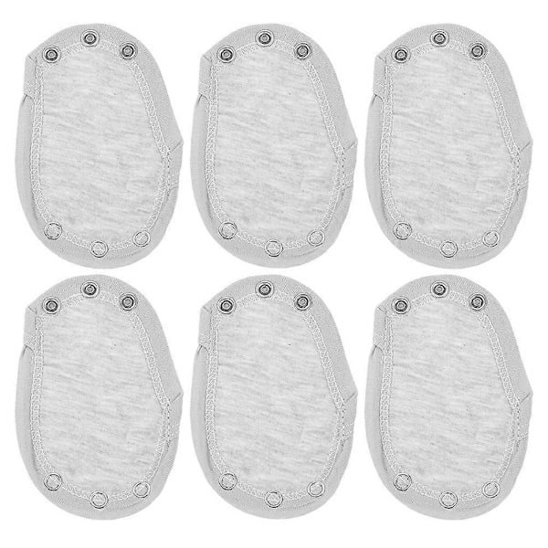 6 st Bomulls Jumpsuits Förlängare Bodysuit Knäpp Förlängare Baby Flicka Bodysuit Förlängare 2024THO