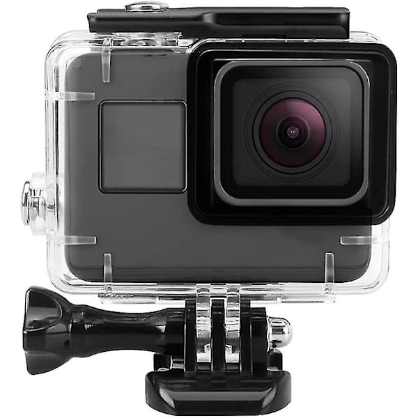 Vattentätt husfodral för Gopro Hero 7 Black 6 5 skyddande skal med fäste