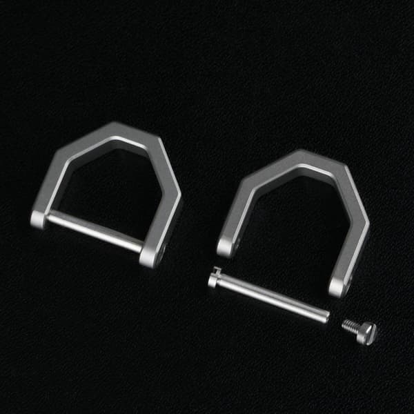 D-formad Multifunktionell Mini Full Titan Spänne Nyckelring Bilspänne Utomhusspänne Hästskospänne
