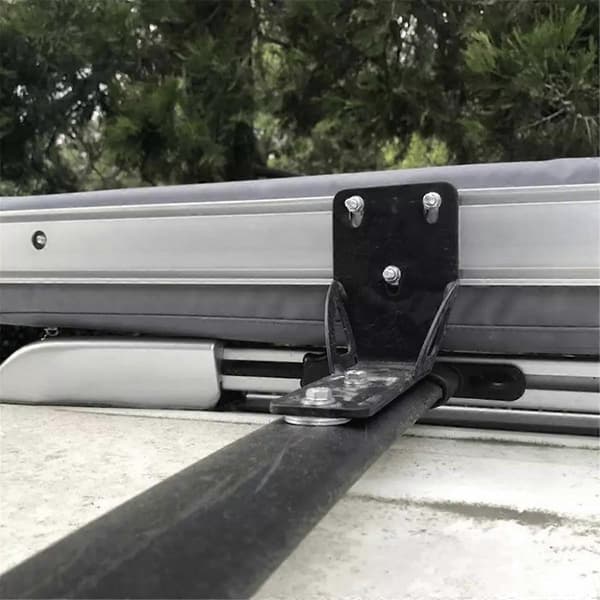 813402 50mm Bred Markisfäste - 8mm Förborrade Hål med Förstärkning NY