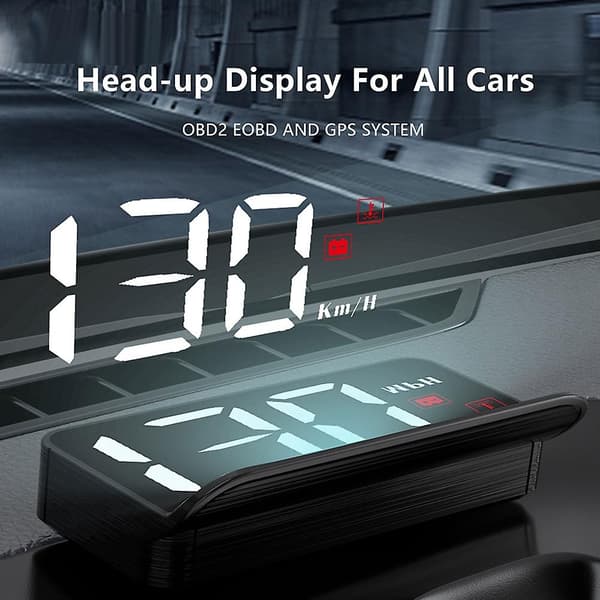 M3 Auto OBD2 -Up Display Bilelektronikk HUD Projektor Display Digitalt Bil Speedometer Tilbehør