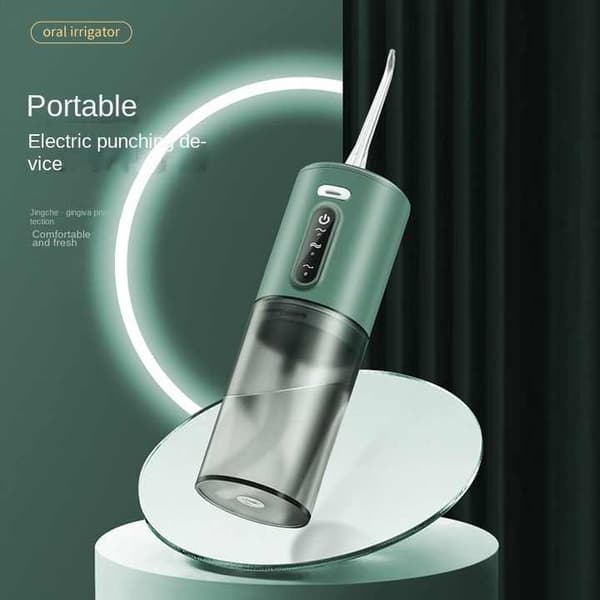 Irrigator – Flosser – Water Flosser – Cordless Electric Irrigator with 5 Flossing Settings – Rechargeable USB Water Tooth Cleaner