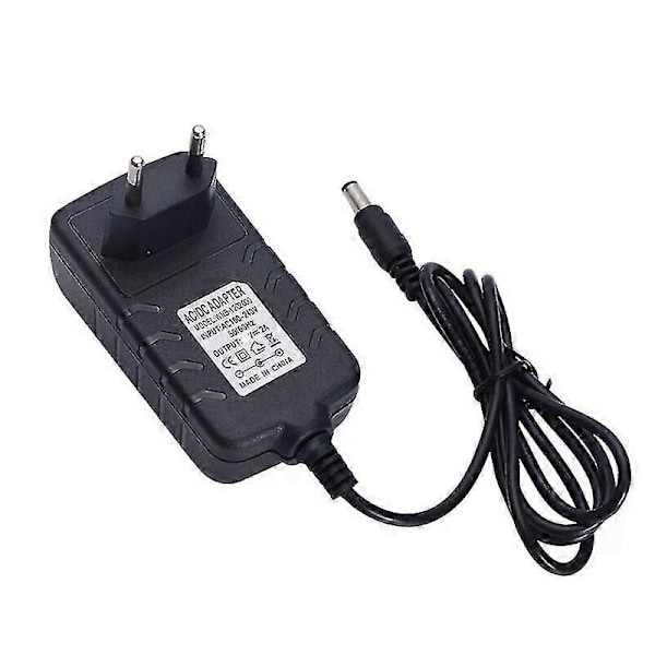 Strømtransformator 24w 24v 1.5a med stik til stikkontakt 220V Dc 24V Sort (24w 24v 1.5a) 24v 1.5a, Strømadapter Sunone Neglelampe