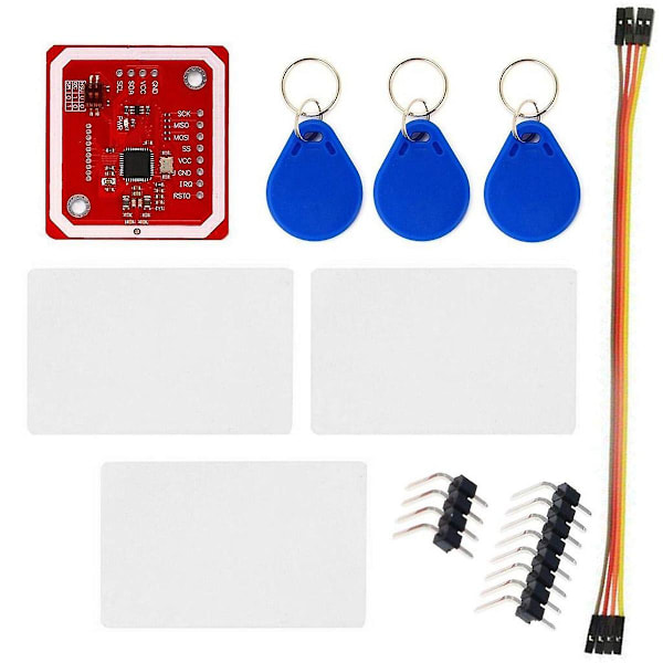 Near Field Communication Reader Module Kit PN532 NFC NXP RFID Modul V3 Kit I2C SPI HSU med S50 Wh