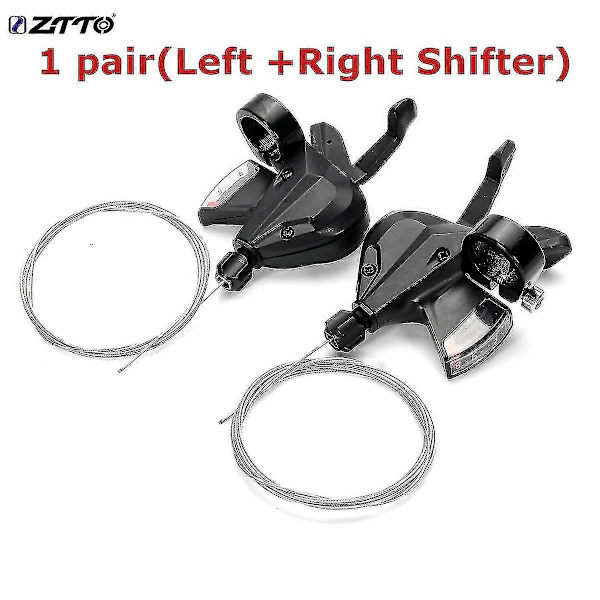 ZTTO 1 Par 3x8 Växlar MTB Cykel Vänster Höger Växelreglage för Shimano Acera SL-M310-Bra