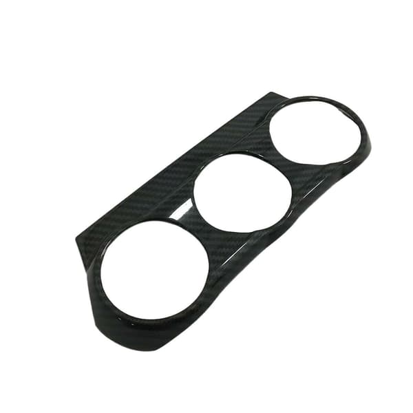 Kolfiber Inredning Luftkonditioneringsutloppspanel Skydd Trim för -3 CX3 2015-18