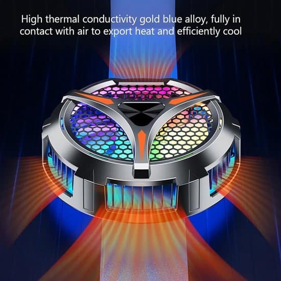 Magnetic Tablet Cooler, 3.9 inch, 20W, with Temperature Display for Devices