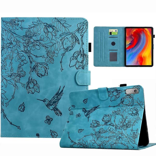 Präglat Läderfodral För Lenovo Tab M9