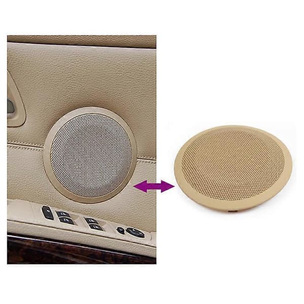 Bil Uppgraderad Inredning Dörr Högtalare Diskant Skydd Trim för X1 E84 E90 E91 E92 Beige