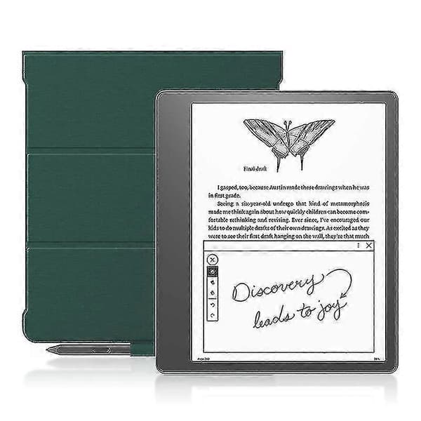 Ställfodral för Amazon Kindle Scribe Pu Läder + Tpu Pennfack E-läsare Skyddsfodral