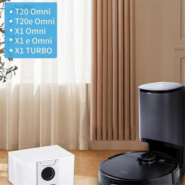 Tillbehörsset för Deebot T20 Omni / X1 E Omni, Dammpåsar, Moppdukar, Robotdammsugardelar