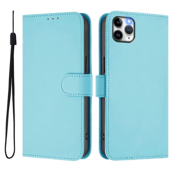 Skinnkänsla Läder Telefonfodral För iPhone 11 Pro Max