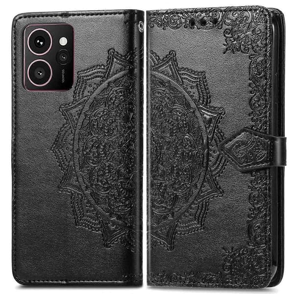 För HMD Skyline Plånboksfodral Mandala Blomma Läder Telefonskal Ställ