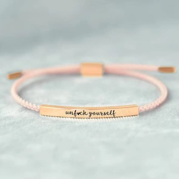 Obunden Bärrem Mode Vävda Lyckoarmband