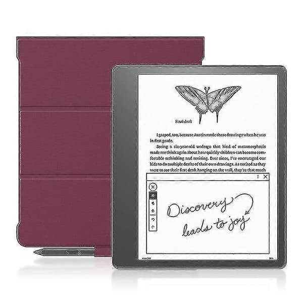 Ställfodral för Amazon Kindle Scribe Pu Läder + Tpu Pennfack E-läsare Skyddsfodral