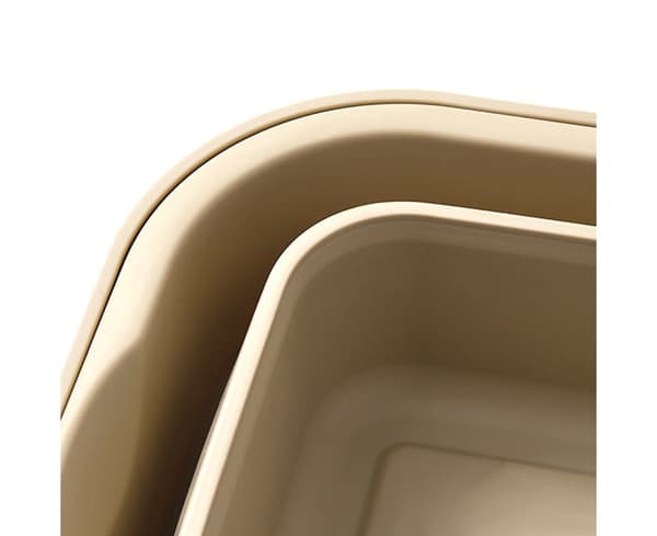 Vikbar Picknickkorg - Beige