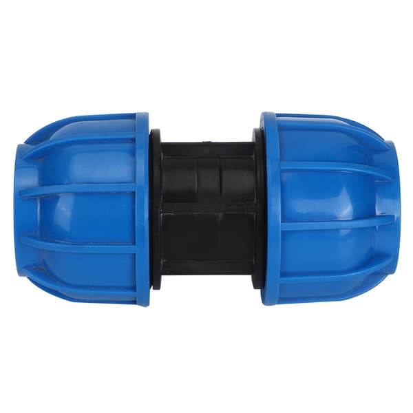 Vattenrörskopplingar PE Plast Rak Röranslutningsadapter 63mm till 63mm