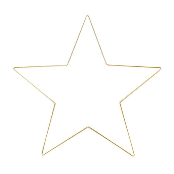 Drömfångarring, Guld Måne Stjärna, Jul DIY Hantverksmaterial, Metallring