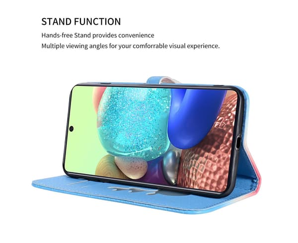 Plånboksfodral för Samsung Galaxy A51 5G - Blå