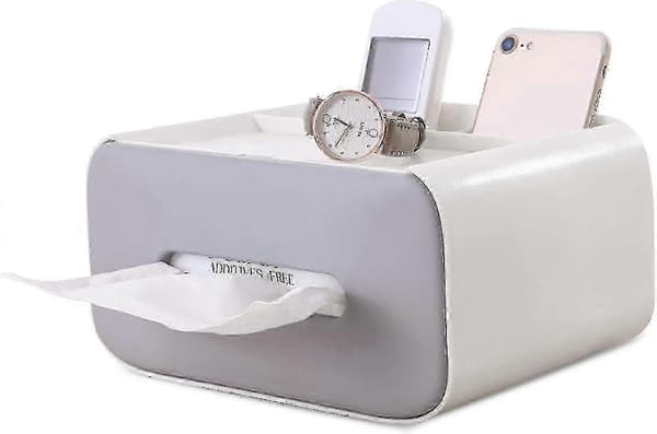 Tissuebox, Tissueboxhållare, Multifunktionell Dubbellagers Tissue Dispenser