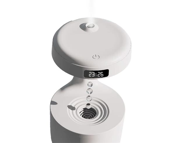 800ml Anti-Gravity Luftfuktare Sval Mist Luftfuktare för Sovrum - Vit
