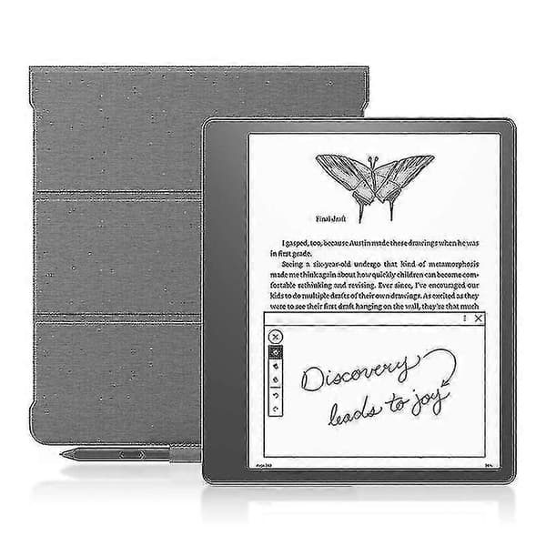 Ställfodral för Amazon Kindle Scribe Pu Läder + Tpu Pennfack E-läsare Skyddsfodral