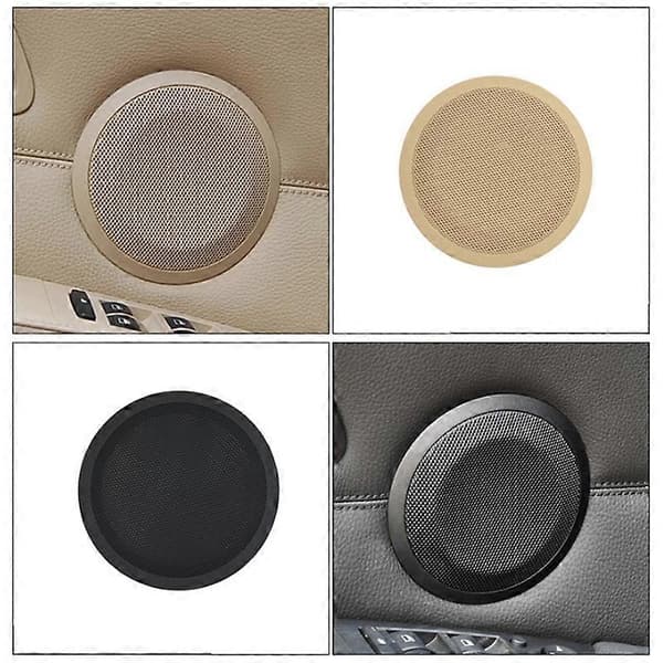 Bil Uppgraderad Inredning Dörr Högtalare Diskant Skydd Trim för X1 E84 E90 E91 E92 Beige
