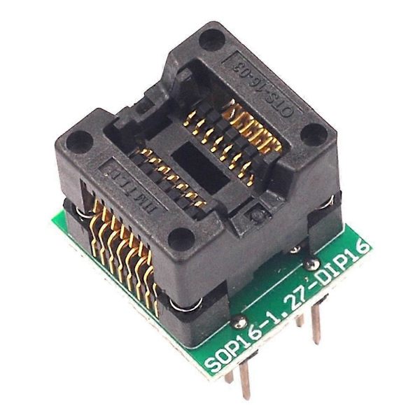 SOP16 TILL DIP16 IC Programmer Adapter Socket 150Mil Chip Programmer SOP16-1.27 Adapter Socket till DIP1