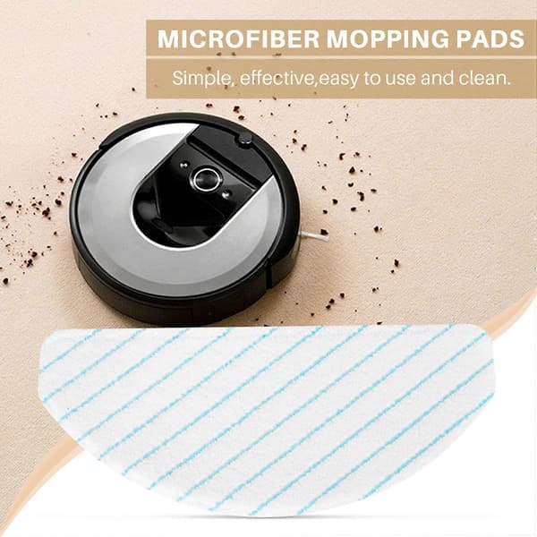 12-pack Mikrofibermoppdynor för DEEBOT OZMO T8 Dammsugare Moppdukar Trasor Reservdelar