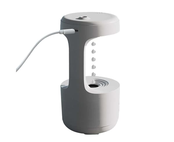 800ml Anti-Gravity Luftfuktare Sval Mist Luftfuktare för Sovrum - Vit