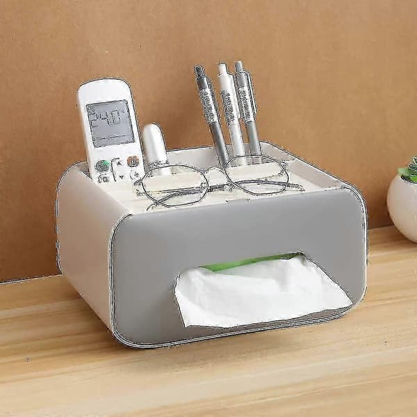 Tissuebox, Tissueboxhållare, Multifunktionell Dubbellagers Tissue Dispenser