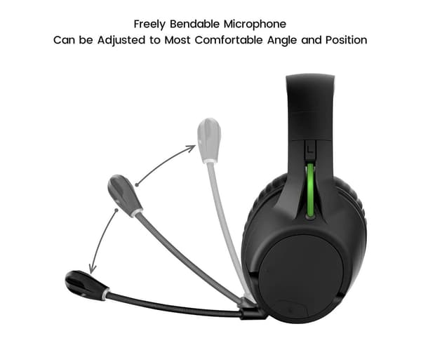 Ersättningsmikrofon 3,5 mm mikrofonbom endast för HyperX Cloud Flight / HyperX Cloud Flight S trådlöst gamingheadset