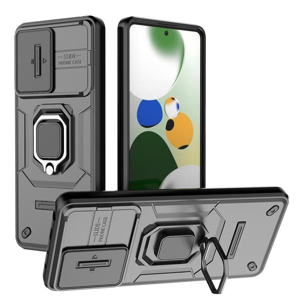 Telefonfodral för Xiaomi Redmi Note 12 Pro 5G/Note 12 Pro Speed 5G, Skjutbart kameraskydd