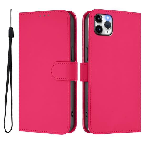 Skinnkänsla Läder Telefonfodral För iPhone 11 Pro Max