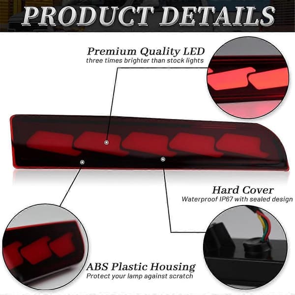 LED Bakre Stötfångare Reflektor Dimljus för Mitsubishi Lancer 2008-2017 Evolution X 2008-2017 Outlander