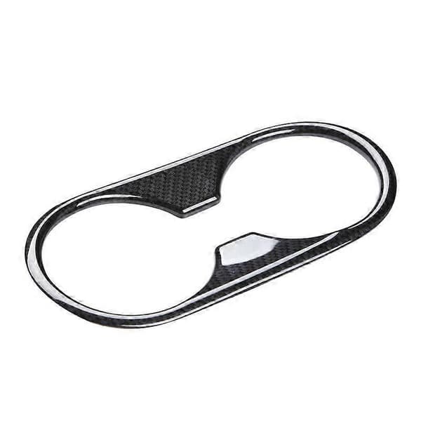 Kolfiberstil ABS Central Konsol Vattenkoppshållare Panel Cover Trim för Mazda CX-3 CX3 2017 201