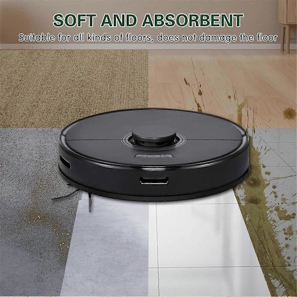 Mikrofibermoppduk för E-serien, Q5, Q5 Pro, Q5 Pro+, , Q7Max, Q8Max, Q8Max+, S5, S5 Max, Robotdammsugare